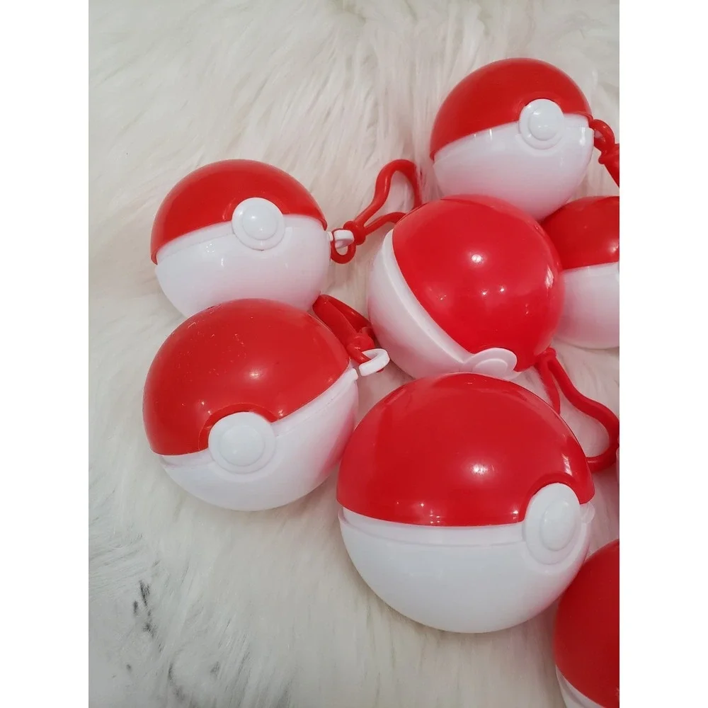 Lot 14 Vintage 1999 Pokemon Burger King Poke Ball Keychain‎ pokeball toys